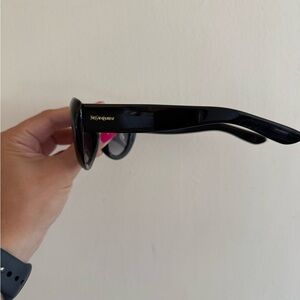 Yves Saint Laurent Glossy Black Eyewear